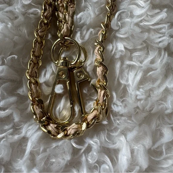 House of Harlow Sunny Days Woven Purse Liner Removable Crossbody Strap NEW - Picture 5 of 14